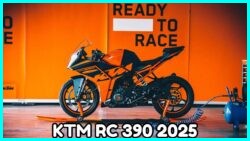 KTM RC 390 2025: ट्रैक-फोकस्ड स्टाइलिंग और हल्के फ्रेम के साथ शार्प एरोडायनामिक्स की पेशकश!